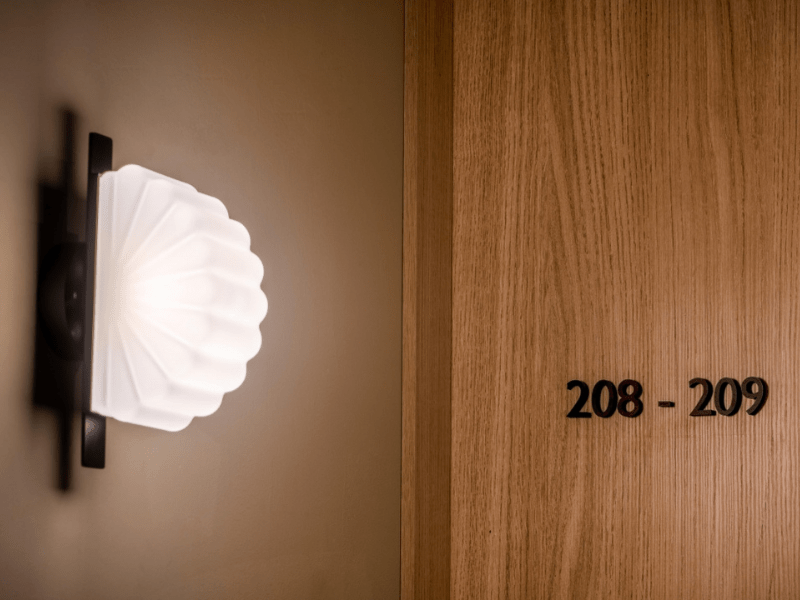 Iluminación de hotel