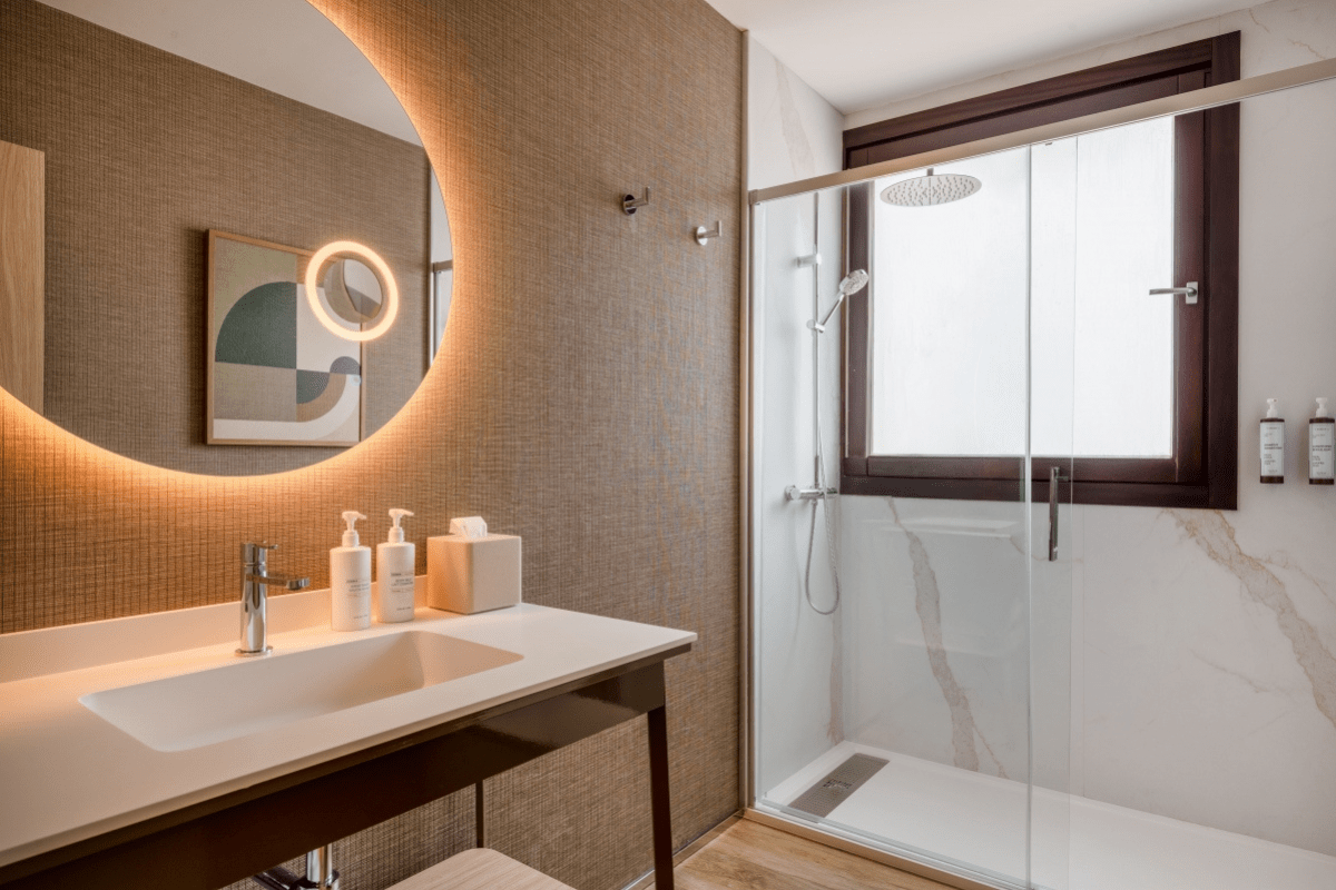 Baño de hotel