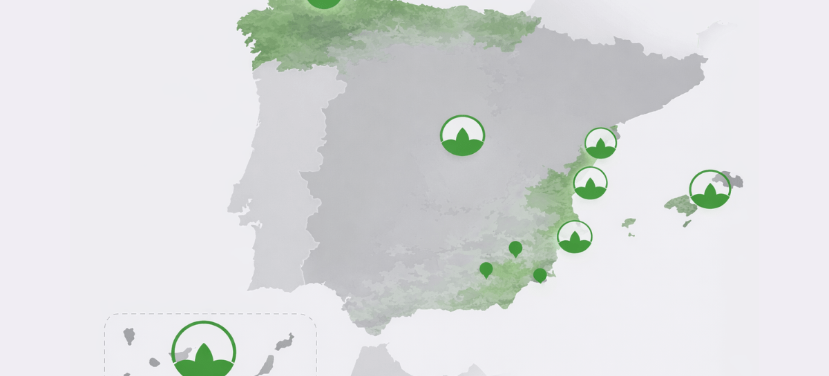 Zonas de mayor crecimiento hotelero de España