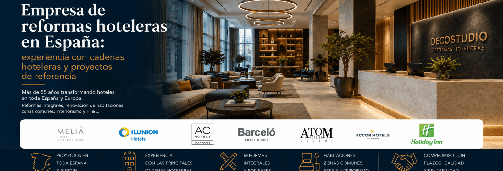 Imagen de la noticia Empresa de reformas de hoteles en España: experiencia con cadenas hoteleras y proyectos de referencia