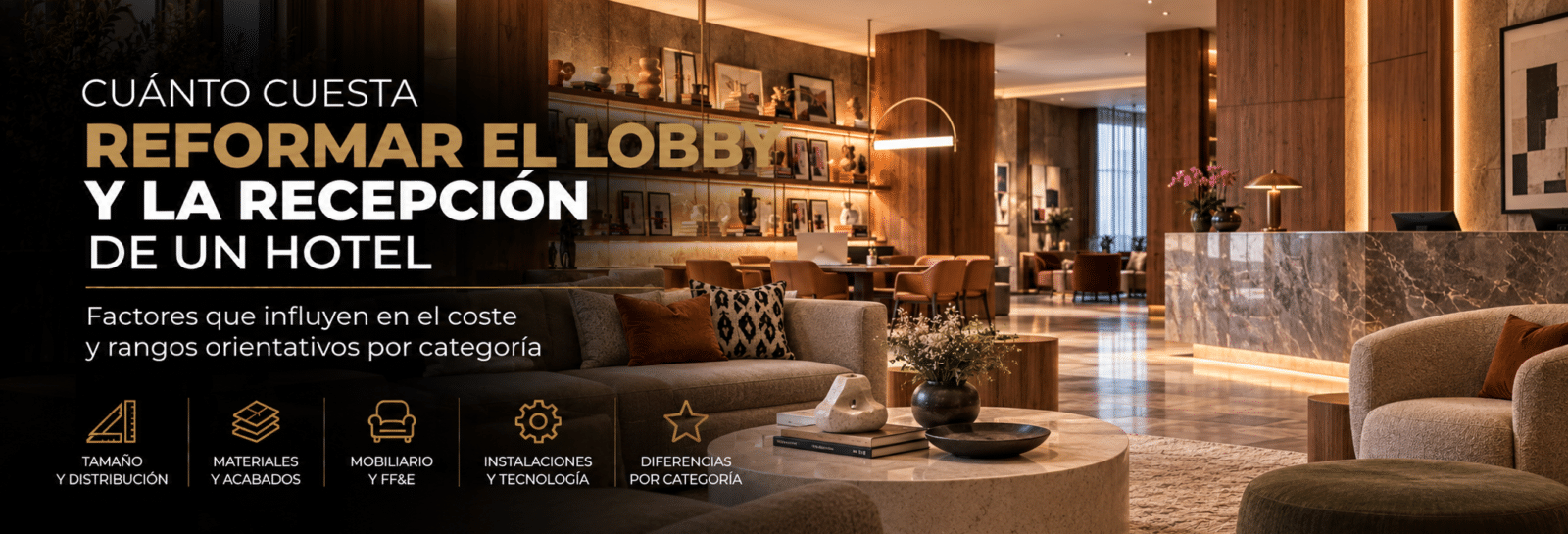 Imagen de la noticia Cuánto cuesta reformar el lobby y la recepción de un hotel