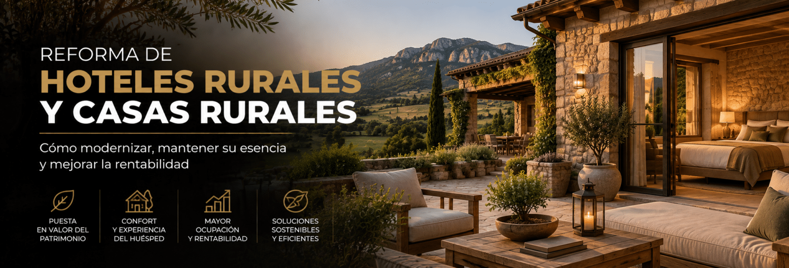 Imagen de la noticia Reforma de hoteles rurales y casas rurales