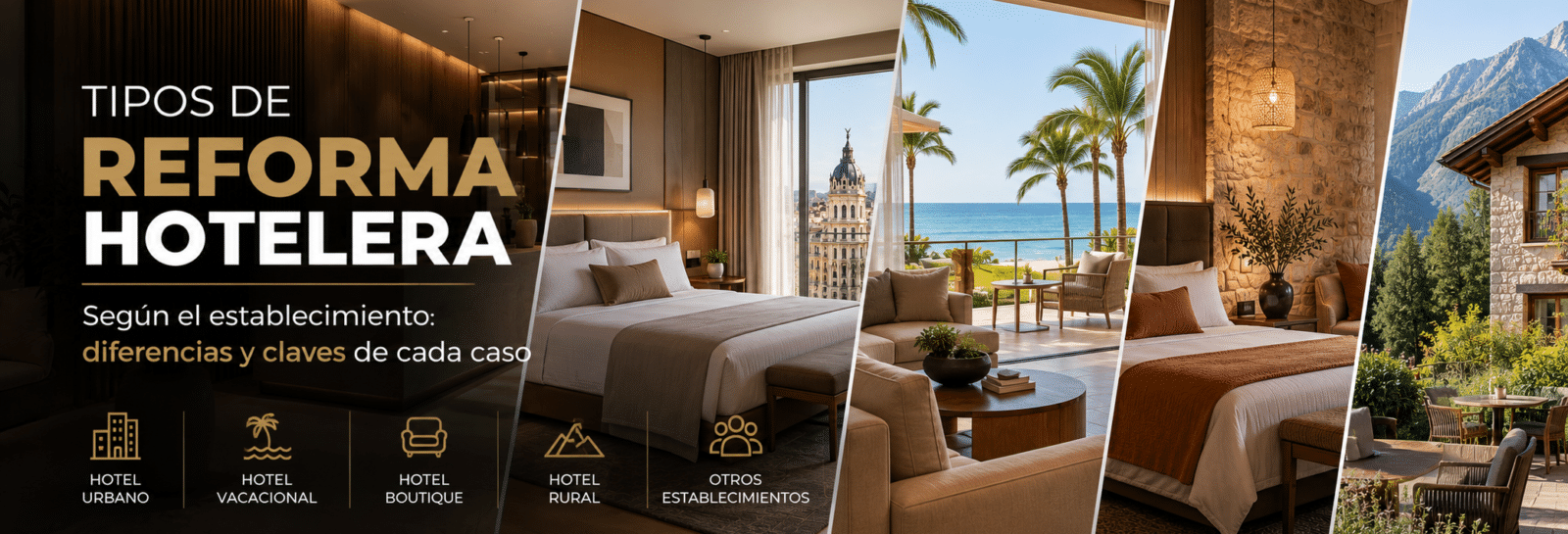 Imagen de la noticia Tipos de reforma hotelera según el establecimiento